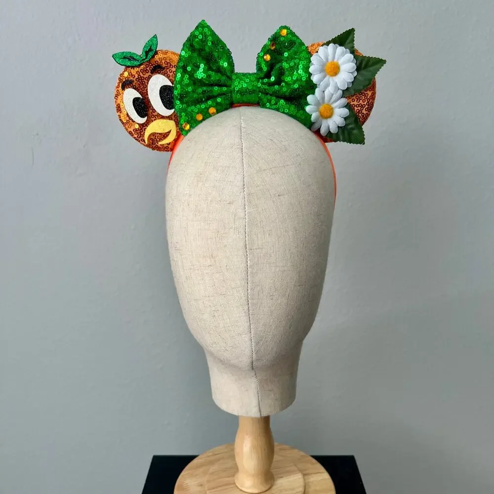 Orange Bird Minnie Ears | Walt Disney World-Inspired Mouse Headband - Picture 2 of 5